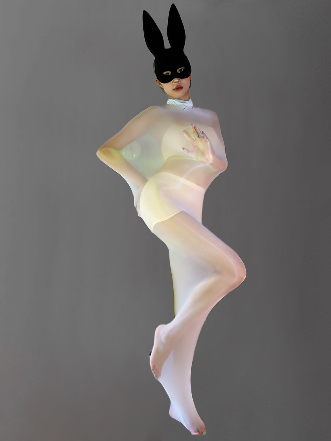 Full-Body Sheer Bodystocking