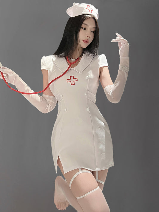 Seductive Nurse Uniform Cosplay