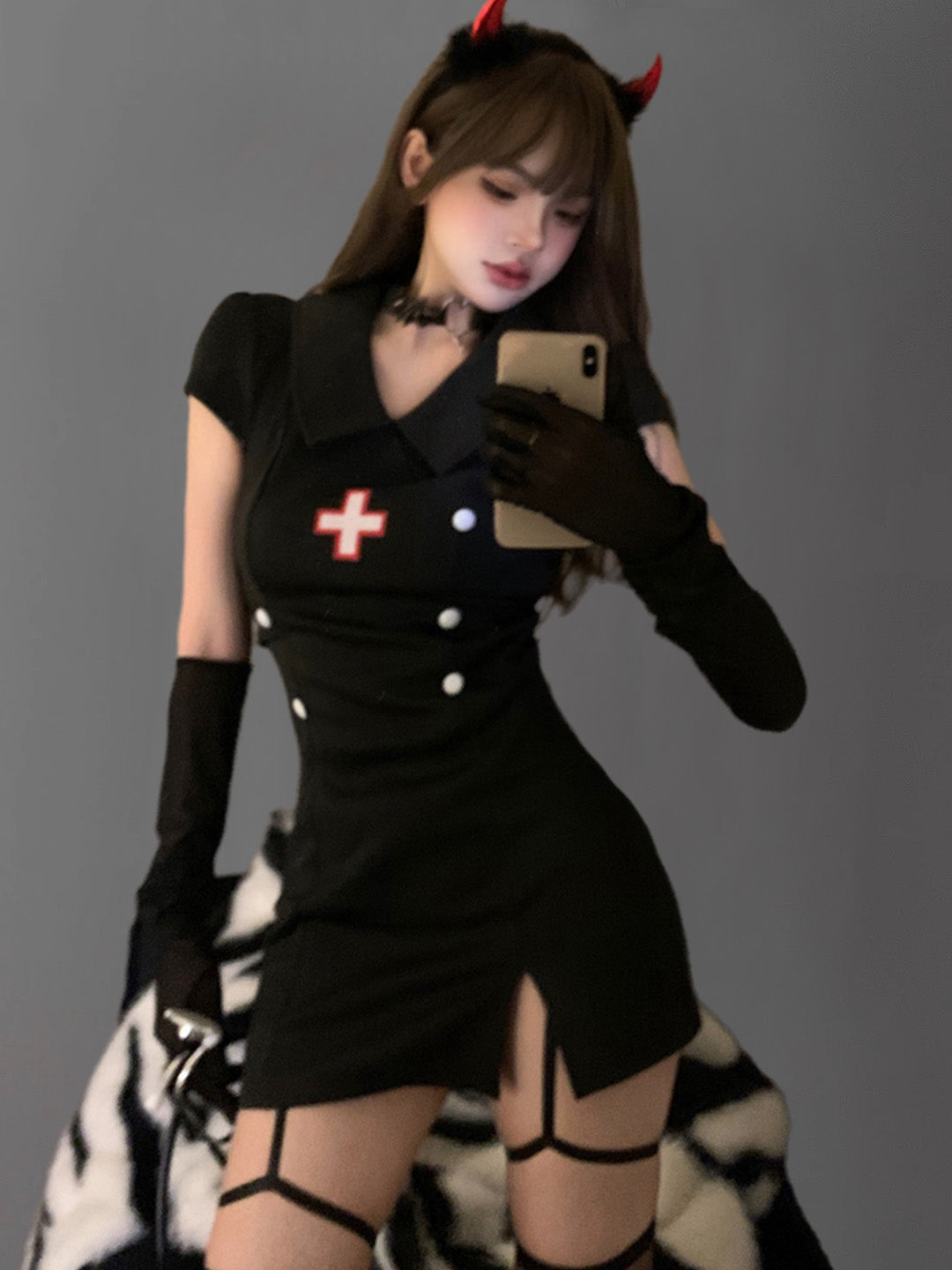 Seductive Nurse Uniform Cosplay